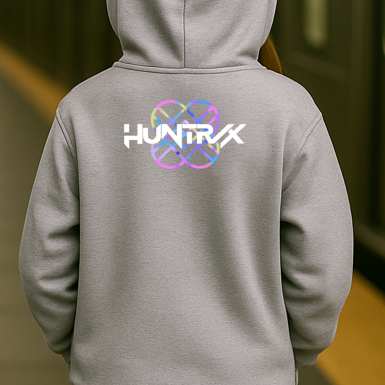 Adult K-Pop Demon Hunters Hooded Sweatshirt - Athletic Grey