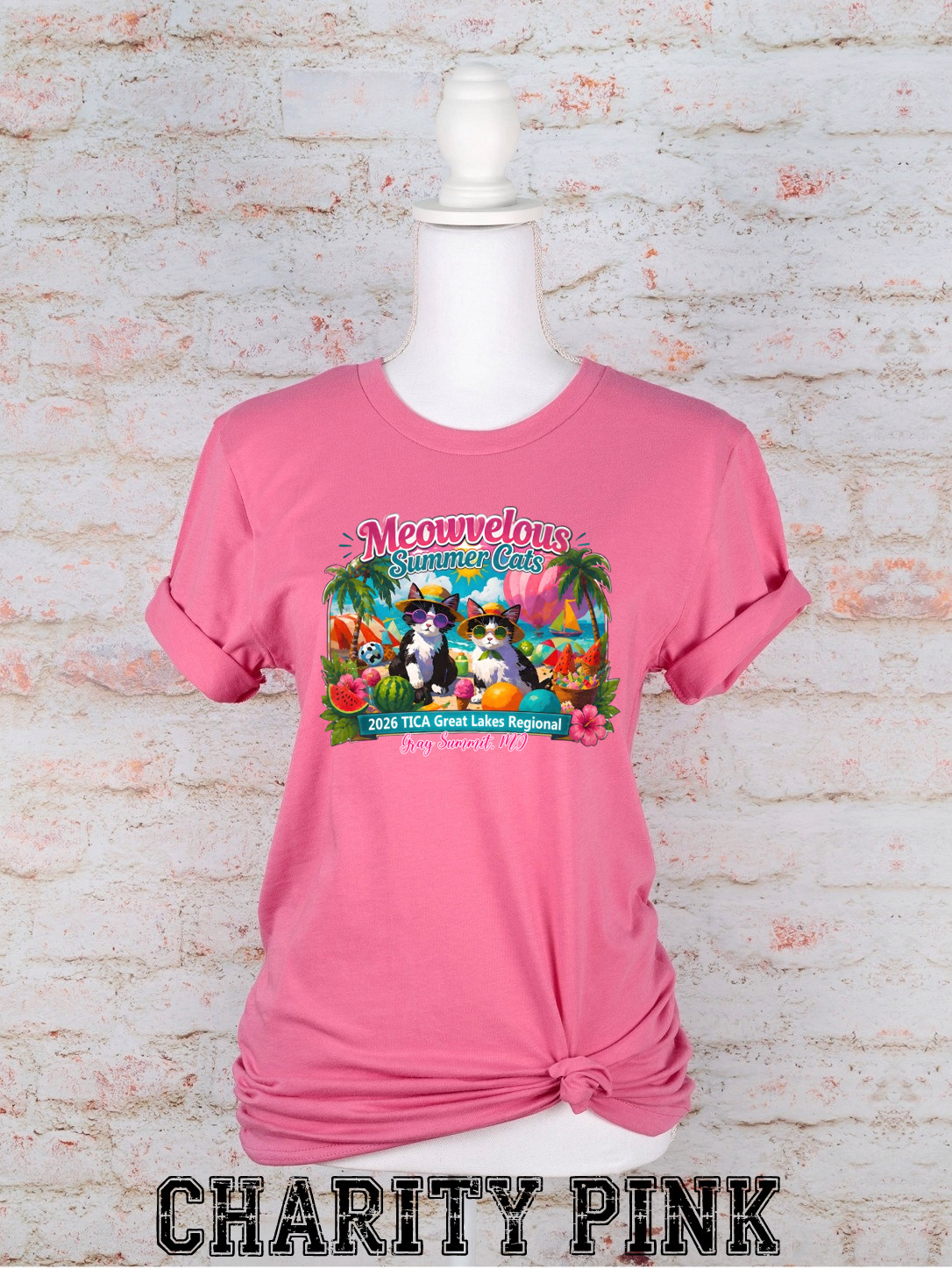 Meowvelous Summer Cats T-Shirt #1