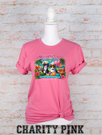 Meowvelous Summer Cats T-Shirt #1