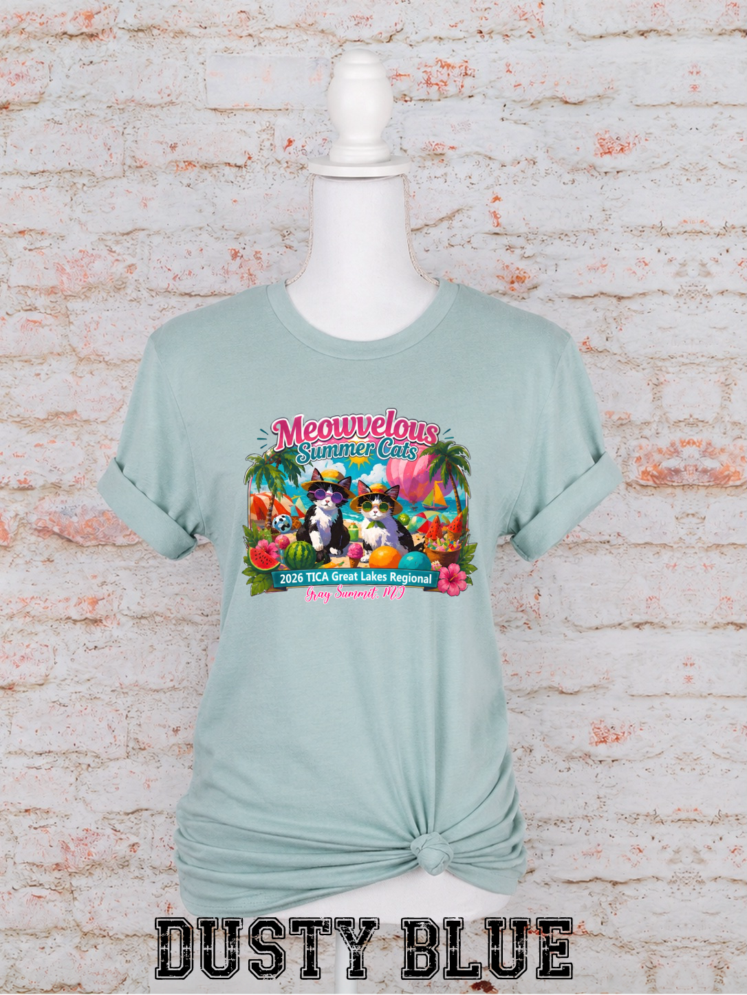 Meowvelous Summer Cats T-Shirt #1