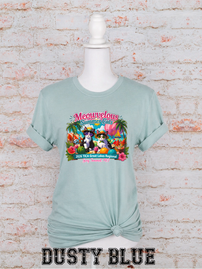 Meowvelous Summer Cats T-Shirt #1