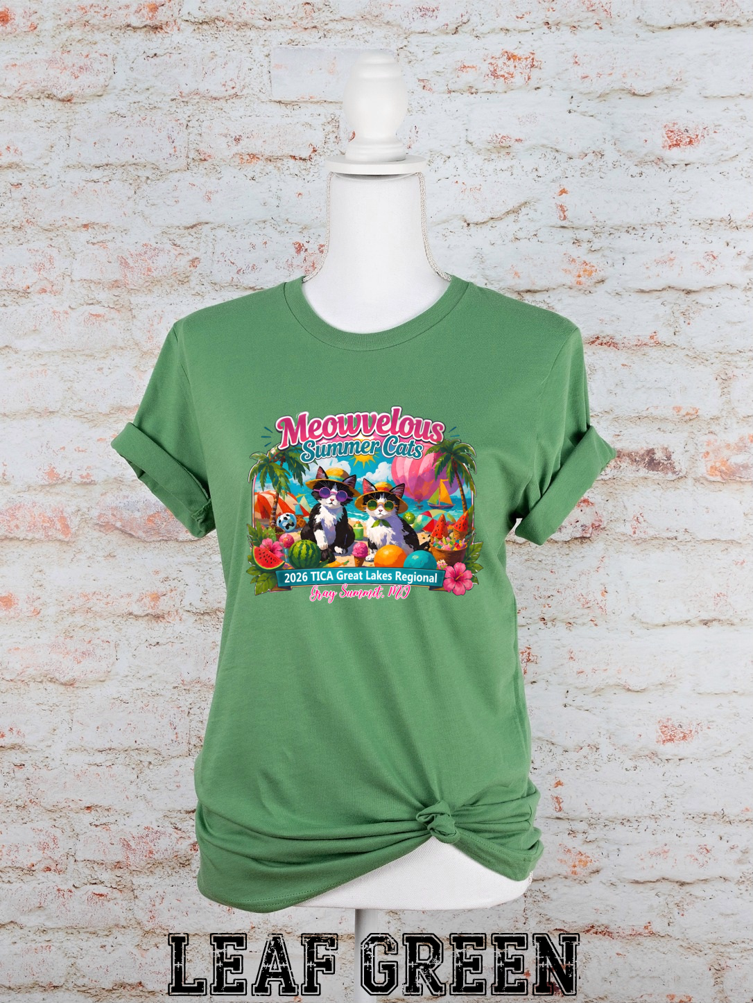 Meowvelous Summer Cats T-Shirt #1