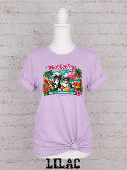 Meowvelous Summer Cats T-Shirt #1