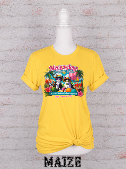 Meowvelous Summer Cats T-Shirt #1