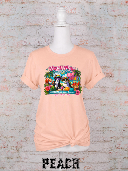 Meowvelous Summer Cats T-Shirt #1