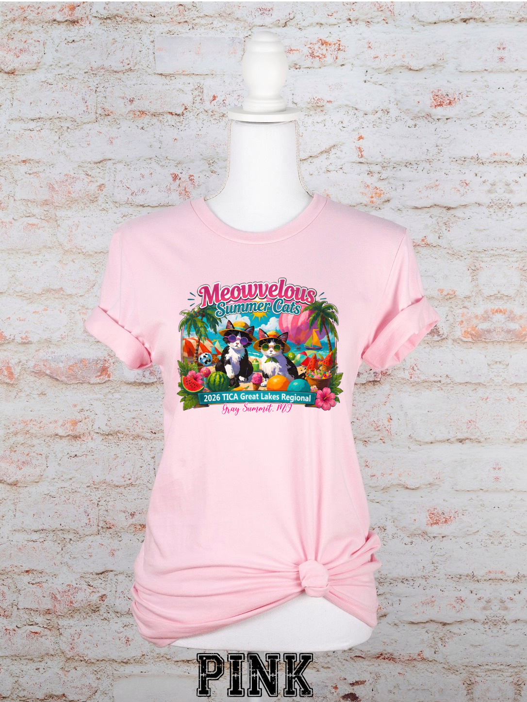 Meowvelous Summer Cats T-Shirt #1