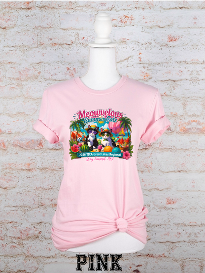 Meowvelous Summer Cats T-Shirt #1