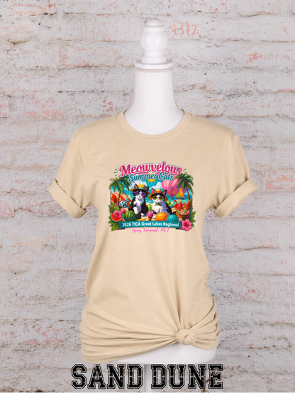Meowvelous Summer Cats T-Shirt #1