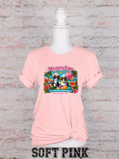 Meowvelous Summer Cats T-Shirt #1