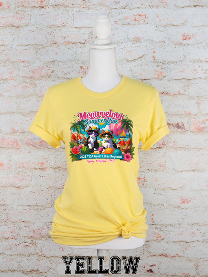 Meowvelous Summer Cats T-Shirt #1