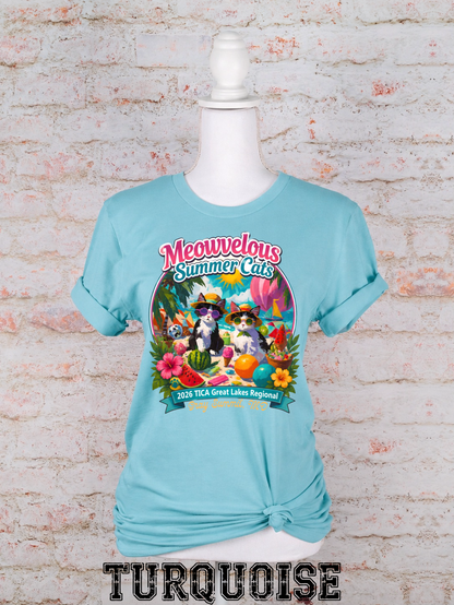 Meowvelous Summer Cats T-Shirt #2