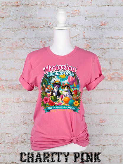 Meowvelous Summer Cats T-Shirt #2