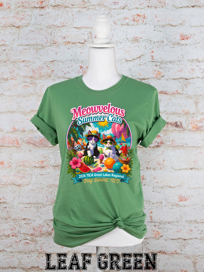 Meowvelous Summer Cats T-Shirt #2