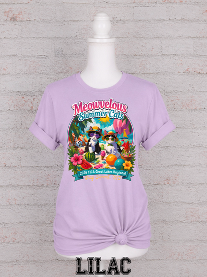 Meowvelous Summer Cats T-Shirt #2