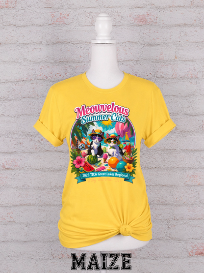 Meowvelous Summer Cats T-Shirt #2