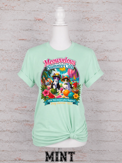 Meowvelous Summer Cats T-Shirt #2