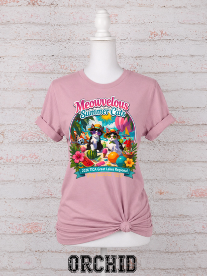 Meowvelous Summer Cats T-Shirt #2