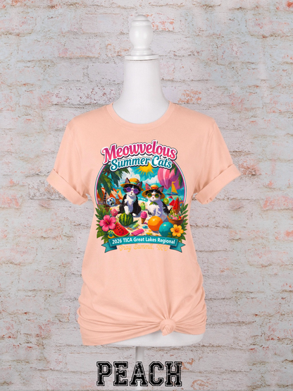 Meowvelous Summer Cats T-Shirt #2