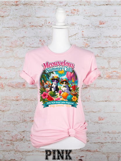 Meowvelous Summer Cats T-Shirt #2