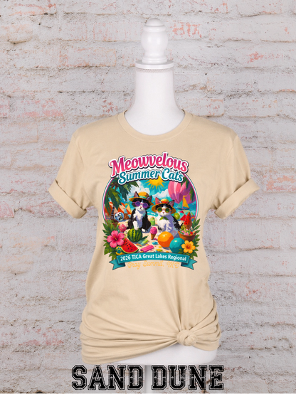 Meowvelous Summer Cats T-Shirt #2