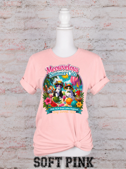 Meowvelous Summer Cats T-Shirt #2