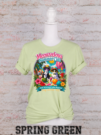 Meowvelous Summer Cats T-Shirt #2