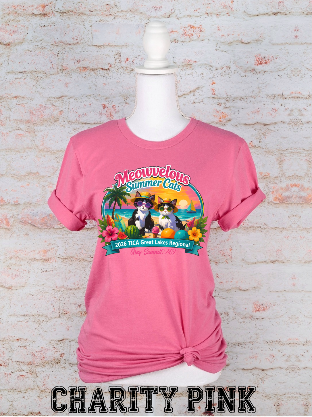 Meowvelous Summer Cats T-Shirt #3