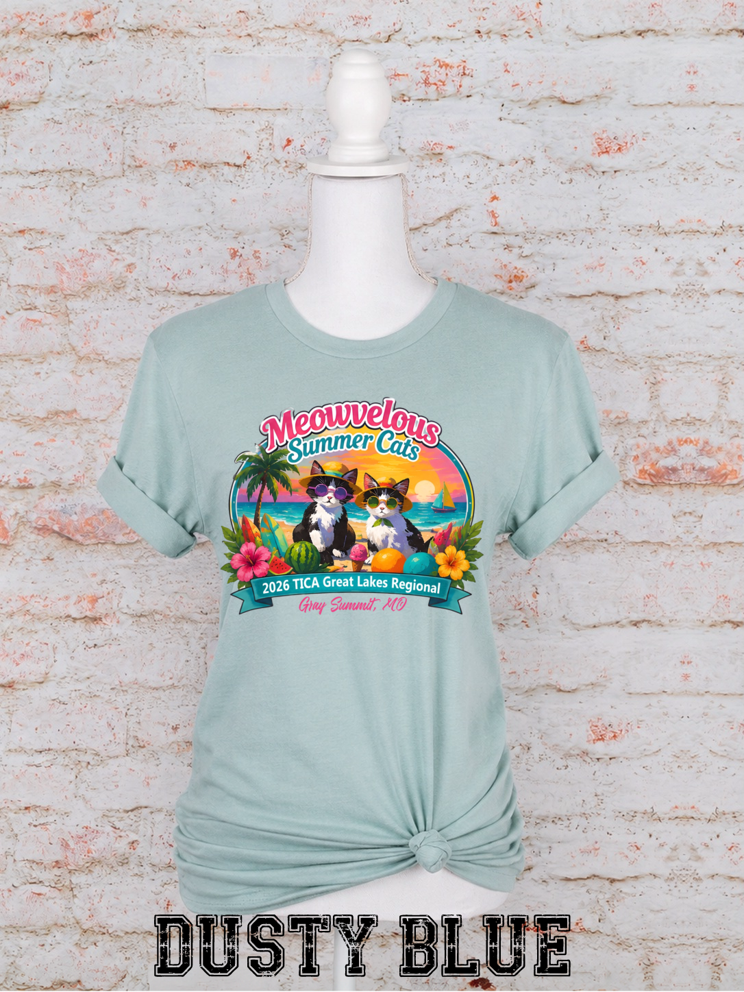Meowvelous Summer Cats T-Shirt #3
