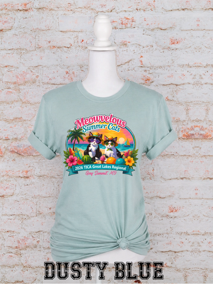 Meowvelous Summer Cats T-Shirt #3