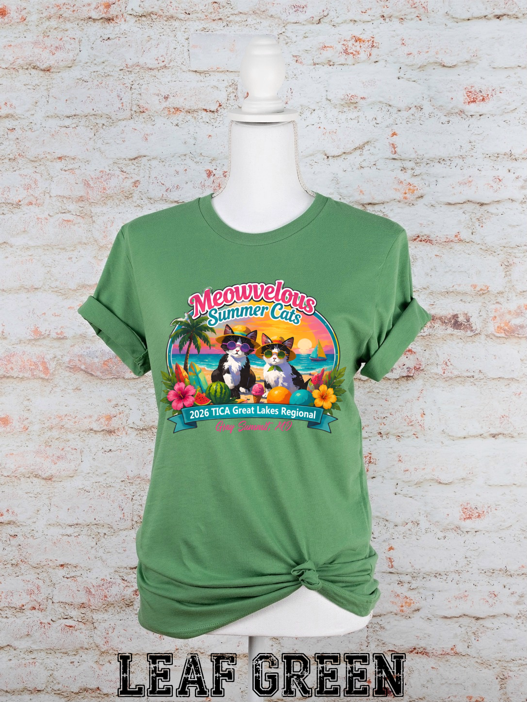 Meowvelous Summer Cats T-Shirt #3