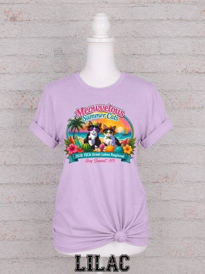 Meowvelous Summer Cats T-Shirt #3
