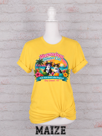 Meowvelous Summer Cats T-Shirt #3