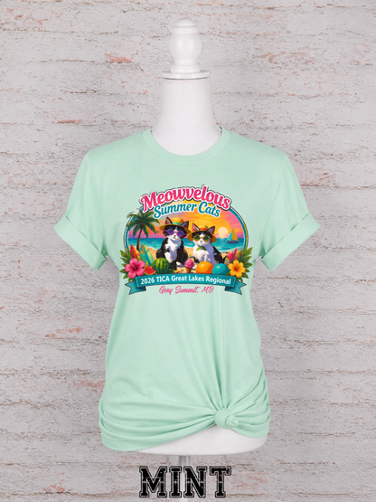 Meowvelous Summer Cats T-Shirt #3