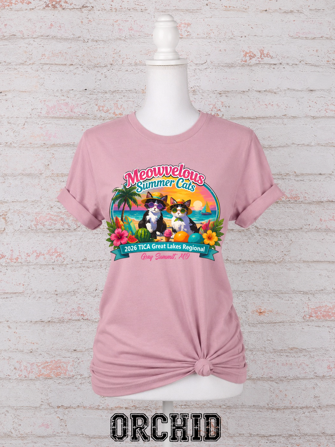 Meowvelous Summer Cats T-Shirt #3