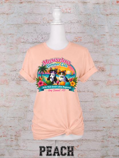 Meowvelous Summer Cats T-Shirt #3