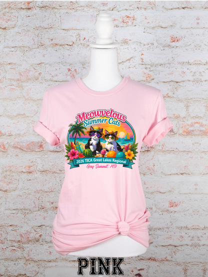Meowvelous Summer Cats T-Shirt #3