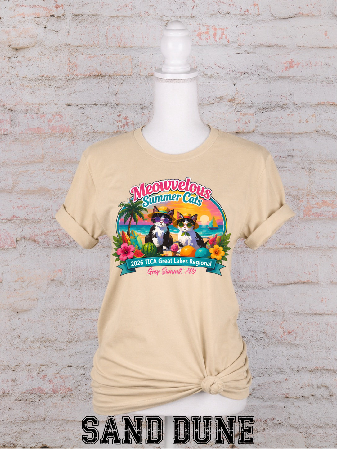 Meowvelous Summer Cats T-Shirt #3