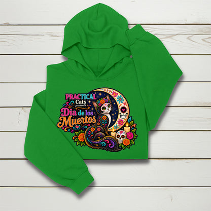 Youth Dia de los Muertos PracTICAl Cats Hoodie #2