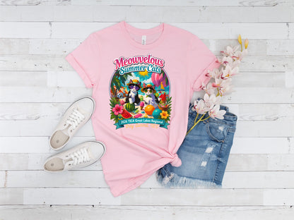 Meowvelous Summer Cats T-Shirt #2