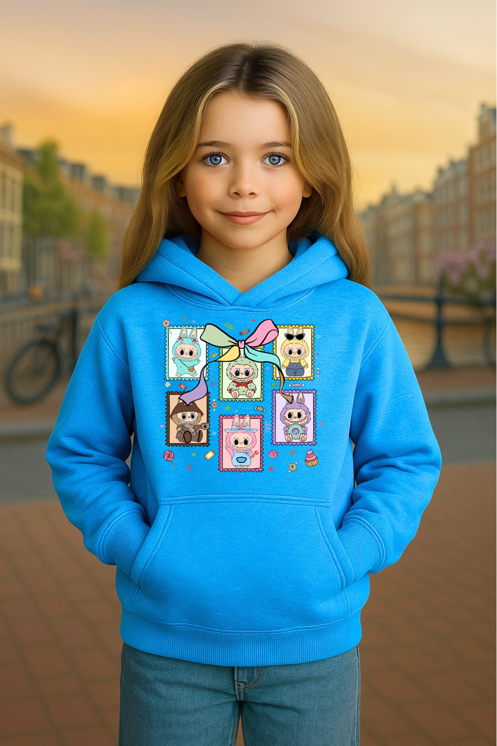 Youth Hoodie Labubu Monster Doll Hooded Sweatshirt #3