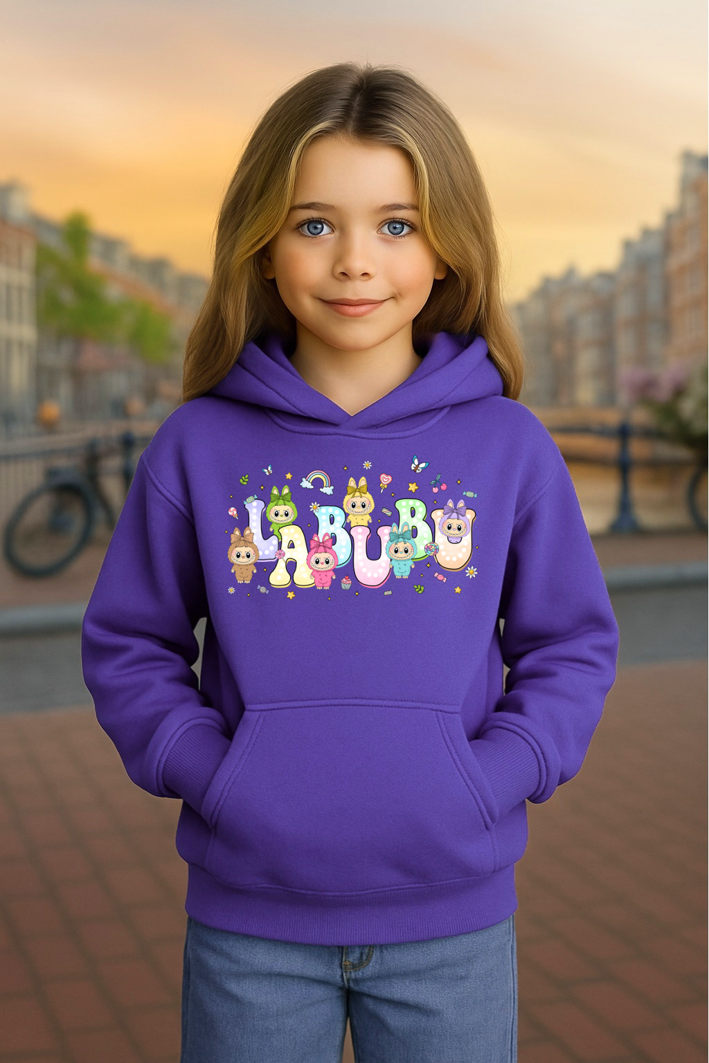 Youth Hoodie Labubu Monster Doll Hooded Sweatshirt #4