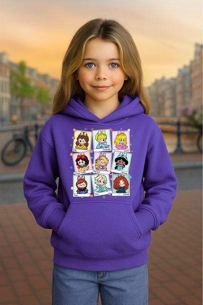 Youth Hoodie Labubu Monster Doll Hooded Sweatshirt Princess #6