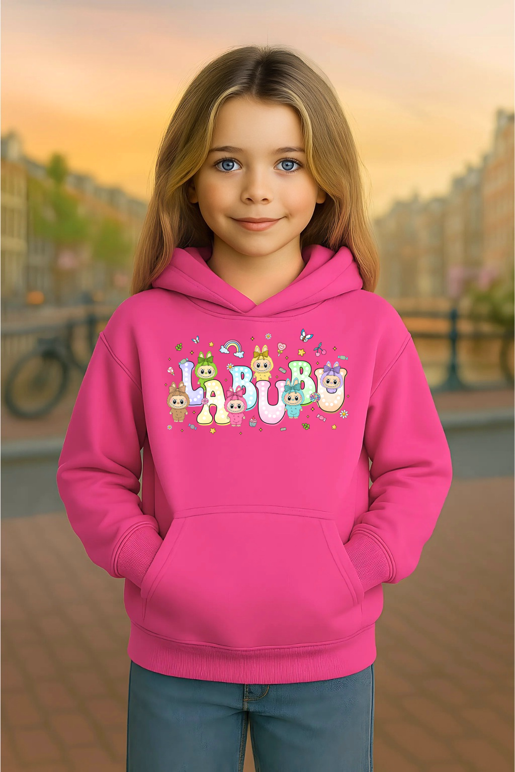 Youth Hoodie Labubu Monster Doll Hooded Sweatshirt #4