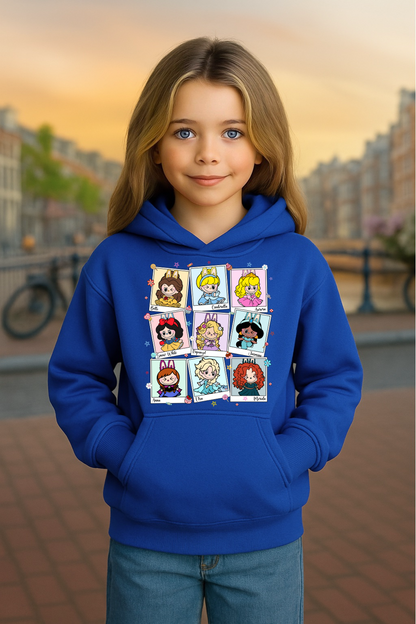 Youth Hoodie Labubu Monster Doll Hooded Sweatshirt Princess #6