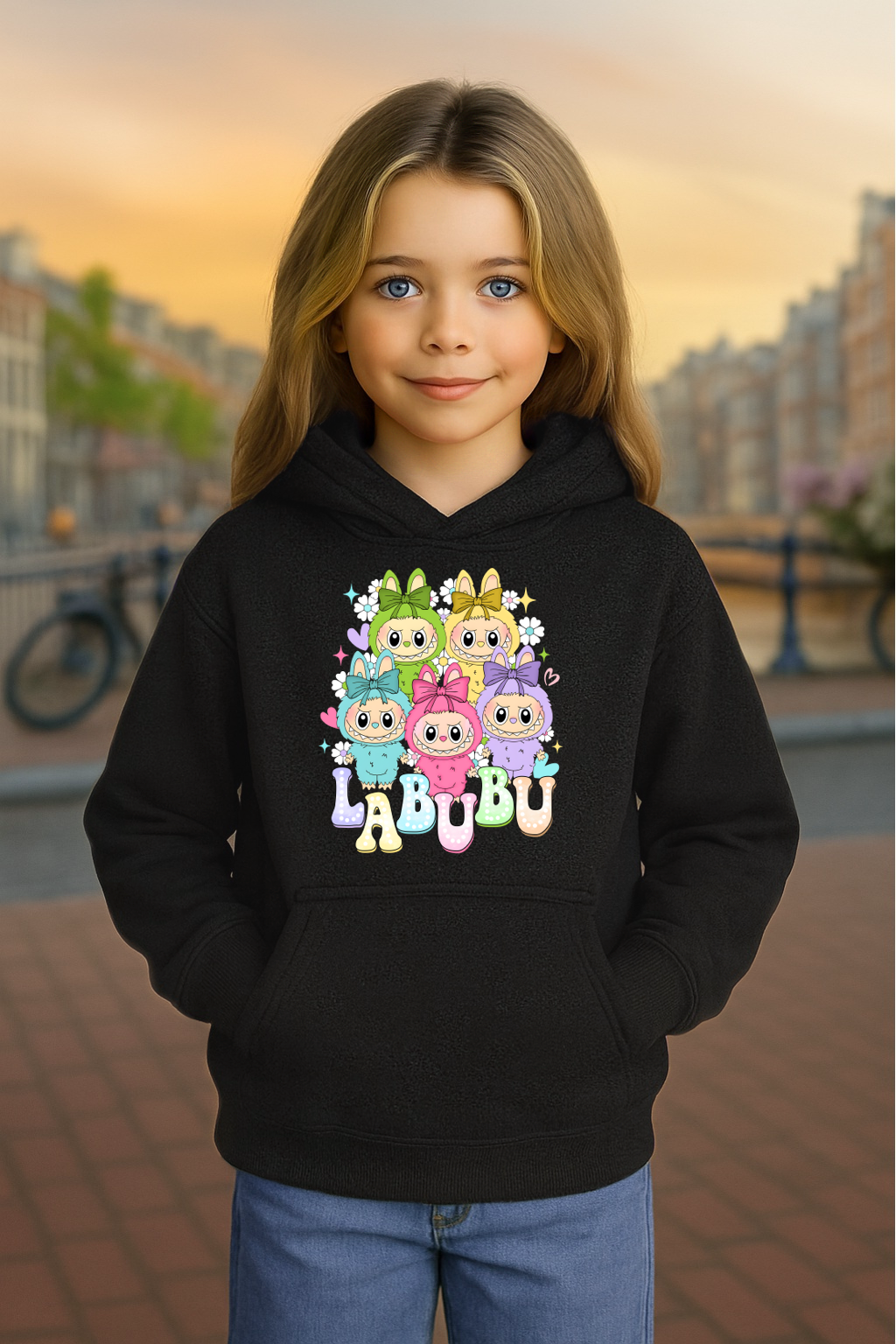 Youth Hoodie Labubu Monster Doll Hooded Sweatshirt #1