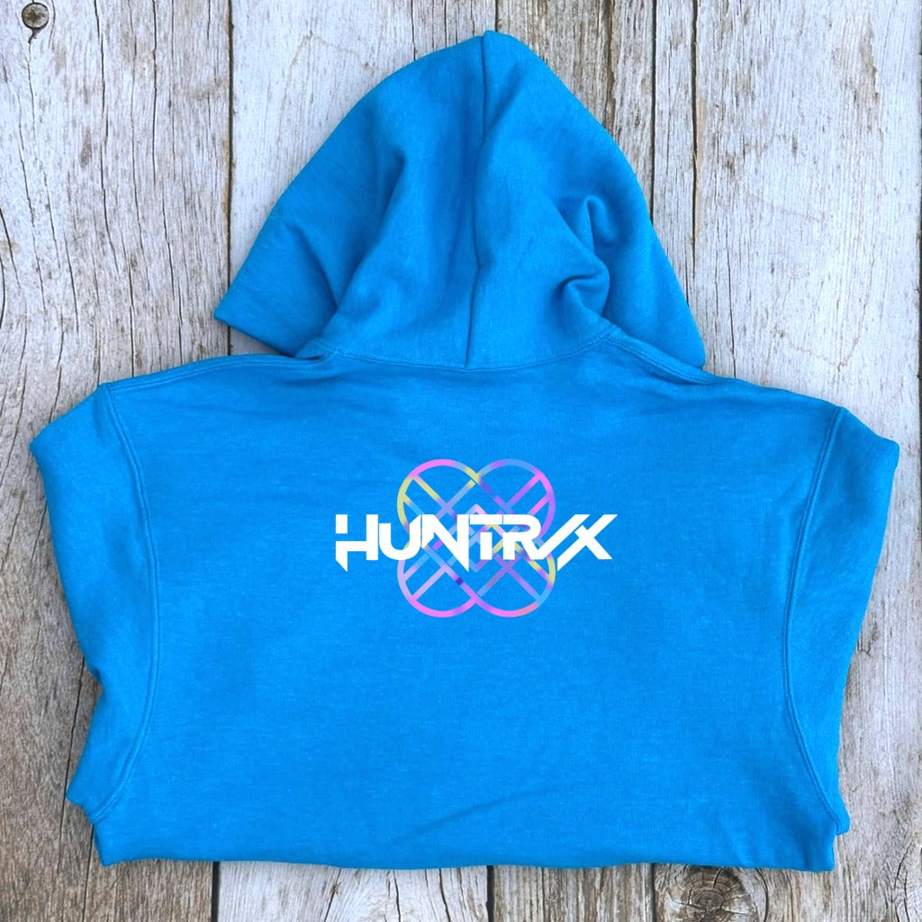 Youth K-Pop Demon Hunters Hooded Sweatshirt - Neon Blue