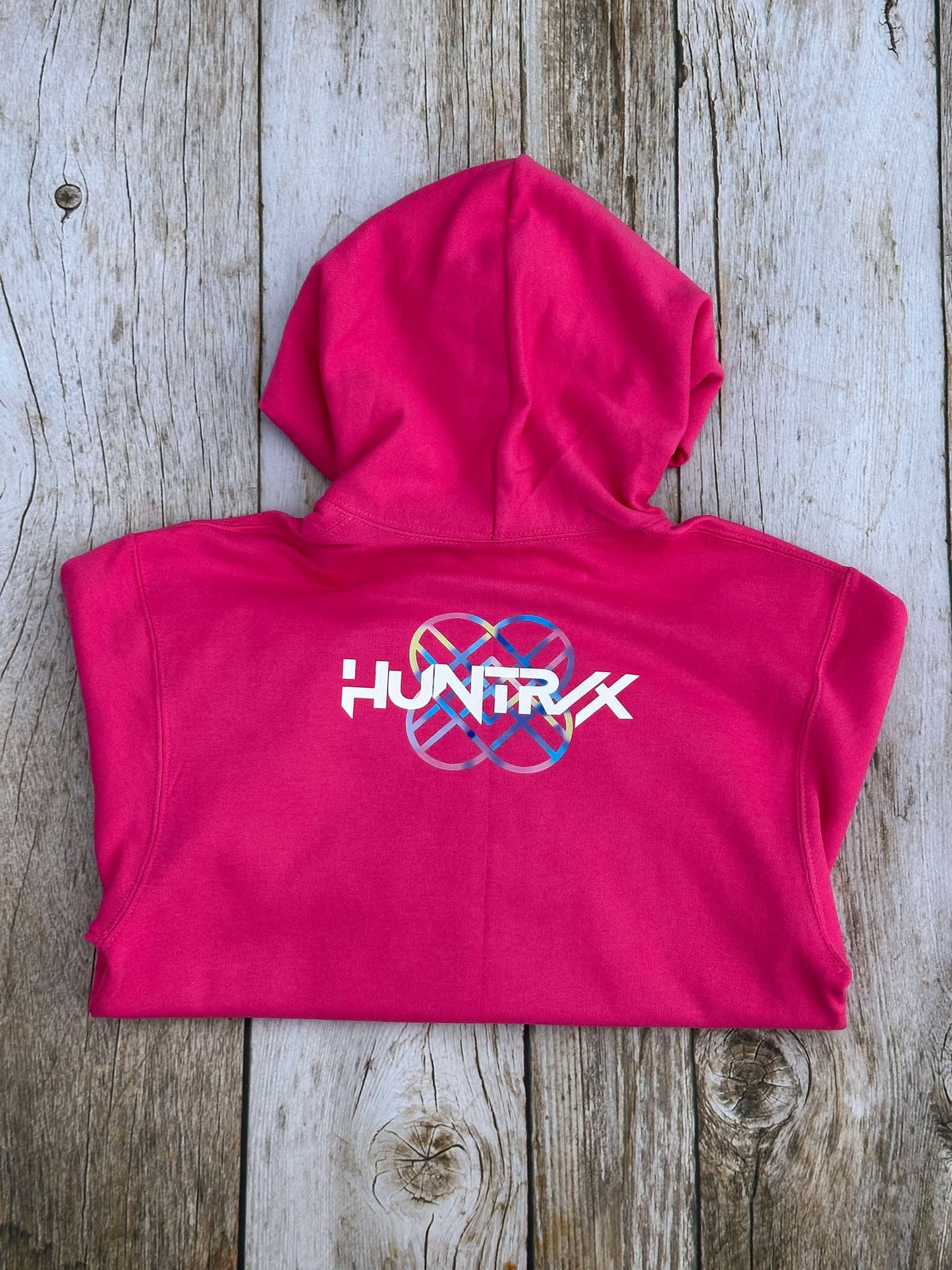 Youth K-Pop Demon Hunters Hooded Sweatshirt - Sangria Pink